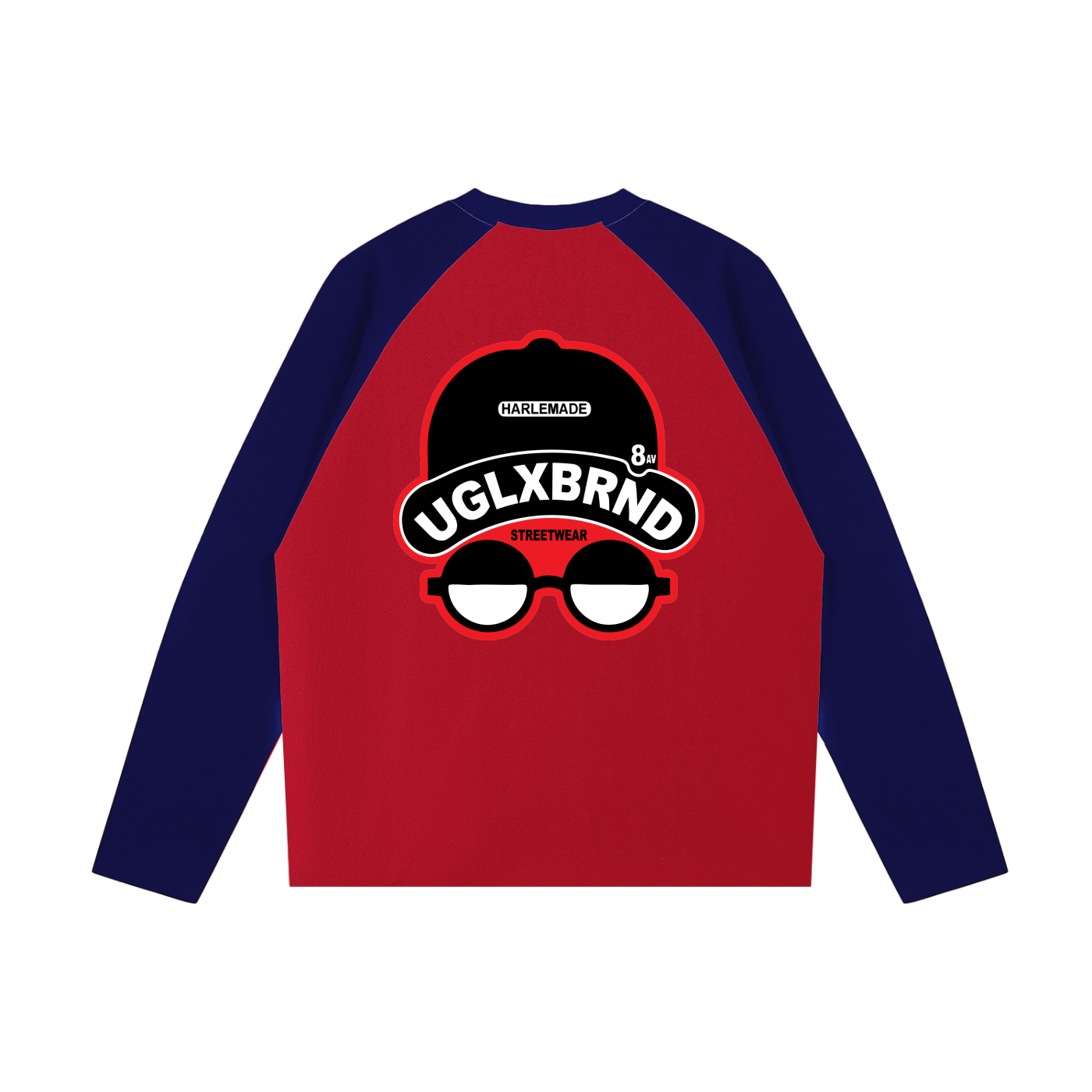 UGLXBRND Color-Blocked Raglan Long-Sleeve T-Shirt