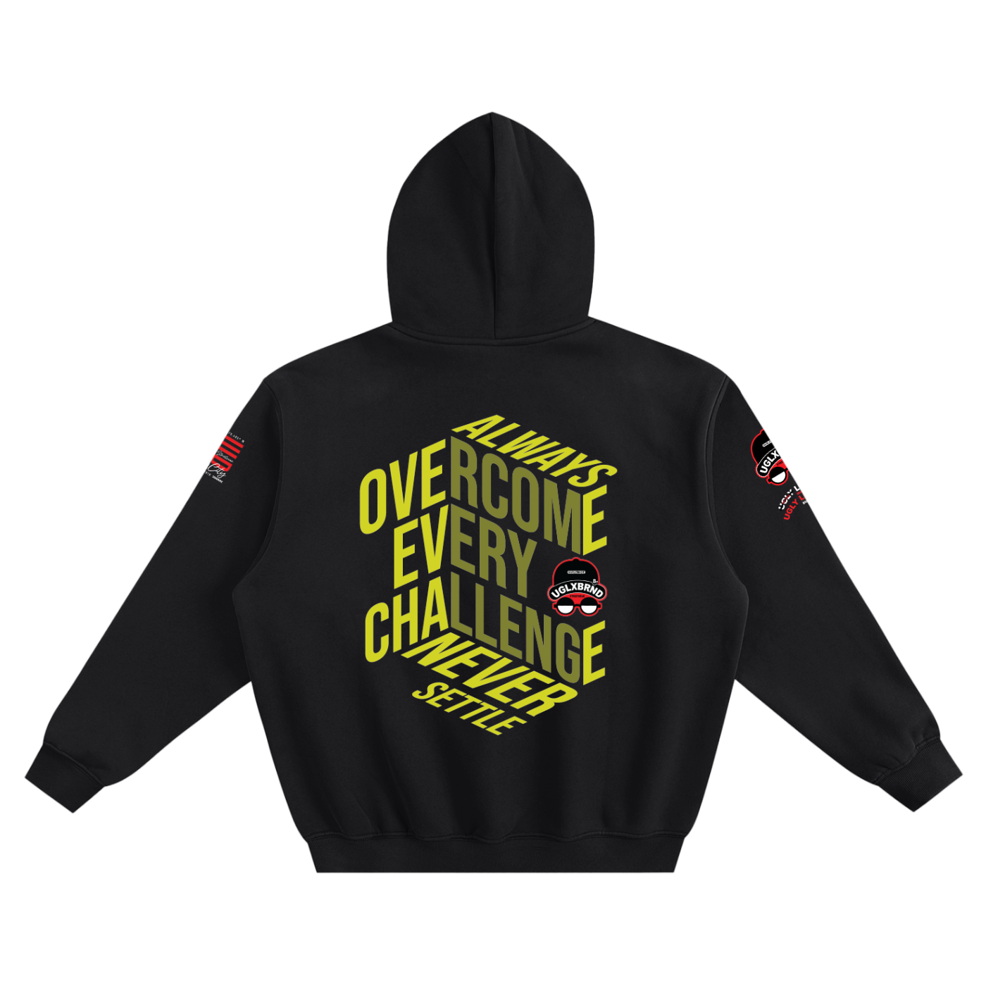 OVERCOME Fleeced Boxy Hoodie