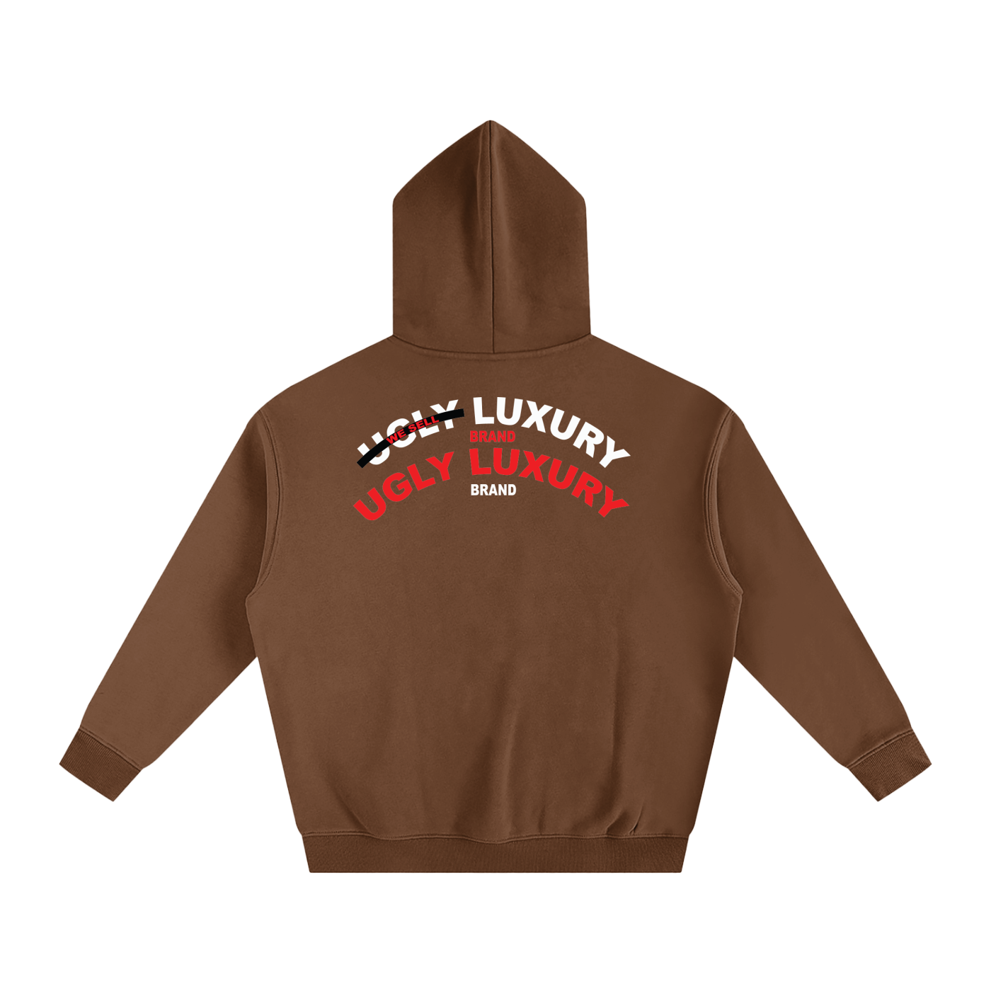 UGLY LUXURY BRAND Oversize Fleeced Hoodie