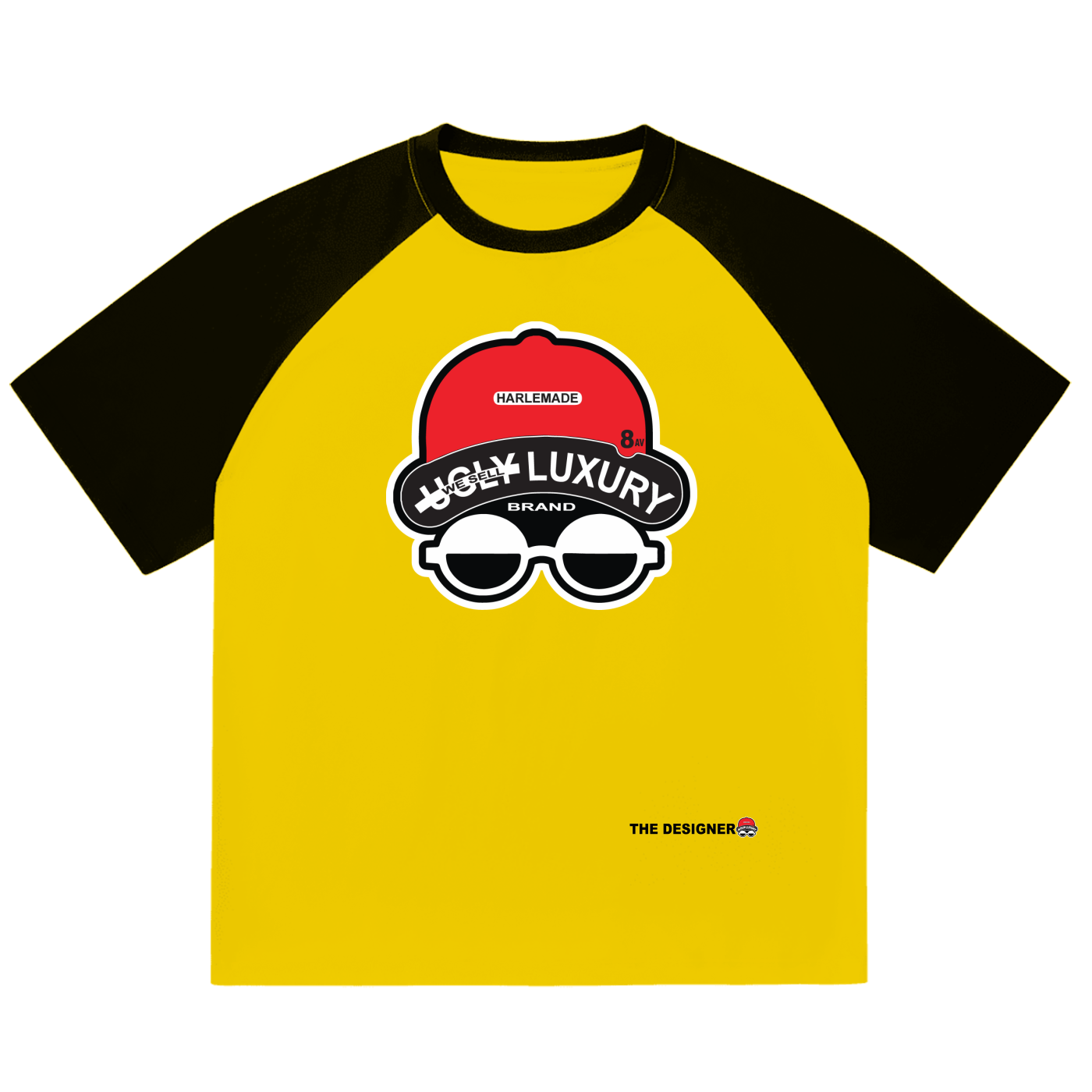 UGLY BASEBALL Color-Blocked Raglan Sleeve T-shirt