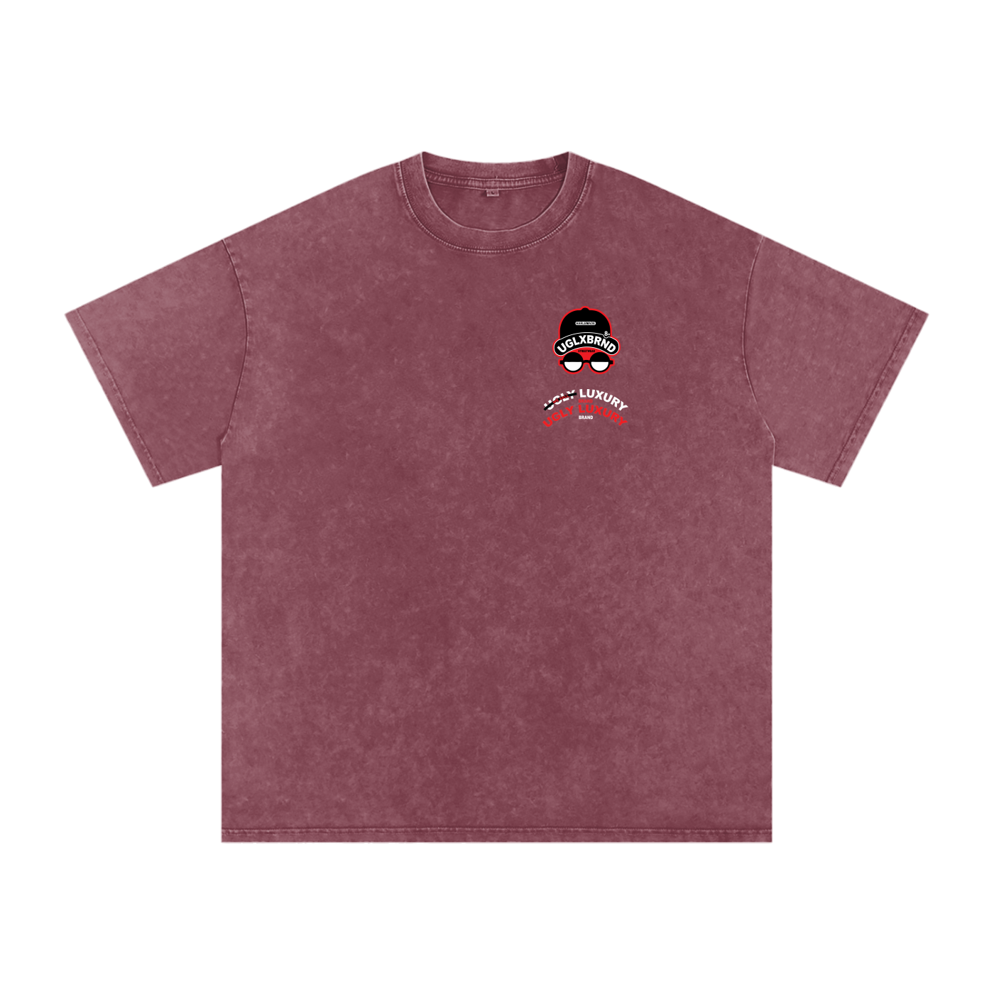 URBAN VIBE Snow Washed Oversized Cotton T-Shirt