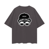 UGLY LUXURY BRAND IN BLK Oversize Deep Drop Shoulder Tee - 190 GSM