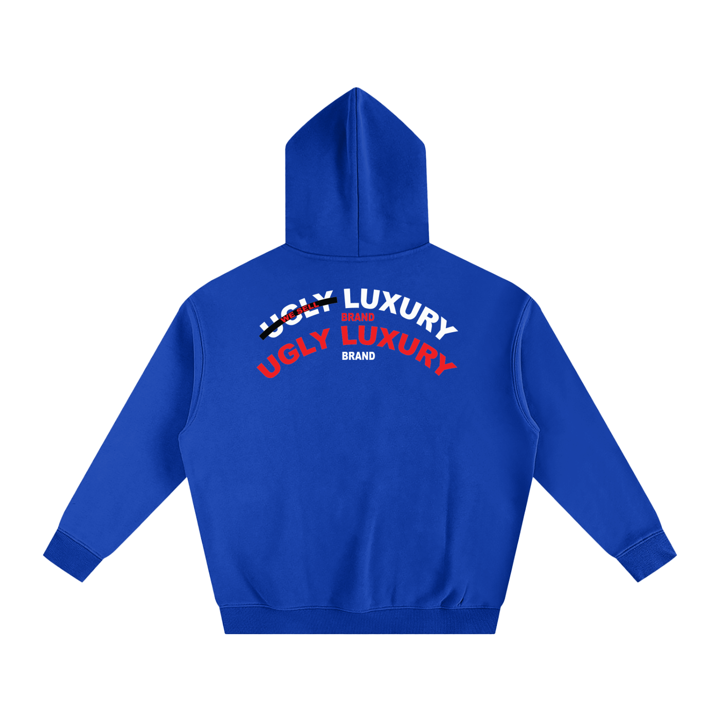 UGLY LUXURY BRAND Oversize Fleeced Hoodie