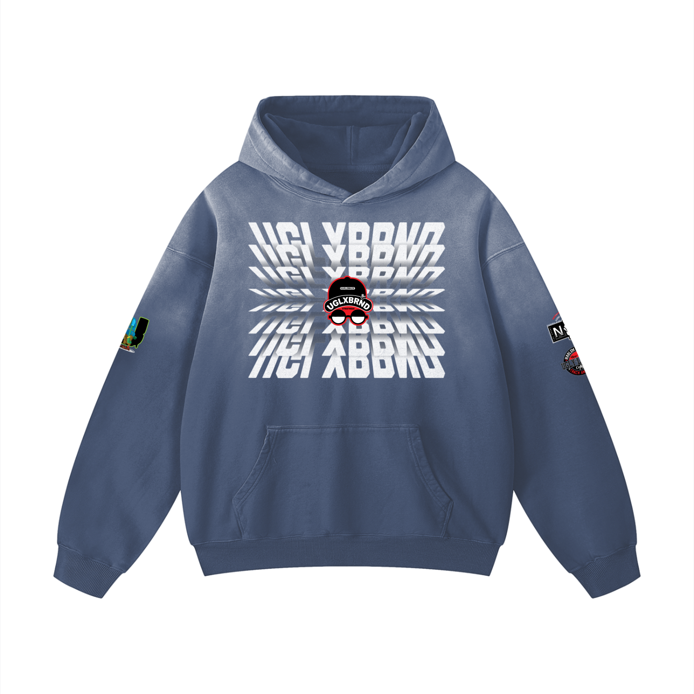 FLIP UGLXBRND Heavyweight Sunfade Oversized Hoodie