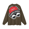 UGLY HARLEM B. Streetwear Unisex 305G FOG 100% Cotton Long Sleeve Tee