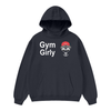 GYM GIRL B. High Neck Insulated FOG Solid Color Fleece Hoodie - 385 GSM