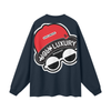 UGLY HARLEM B. Streetwear Unisex 305G FOG 100% Cotton Long Sleeve Tee