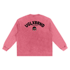 FUGLY HOMEBOY Snow Washed Oversize Long Sleeve T-shirt