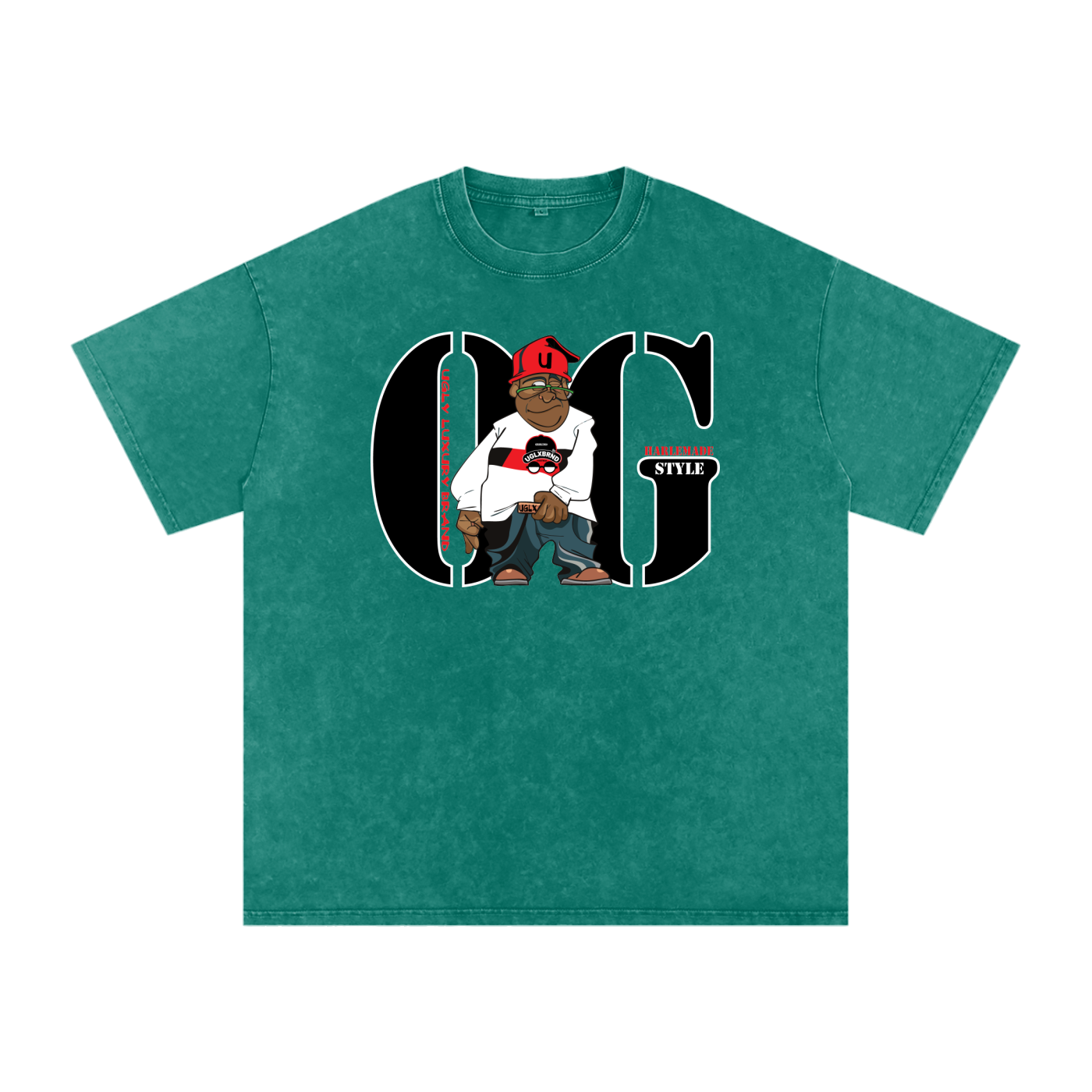 OG STYLE Acid Wash Oversize T-Shirt - 250 GSM