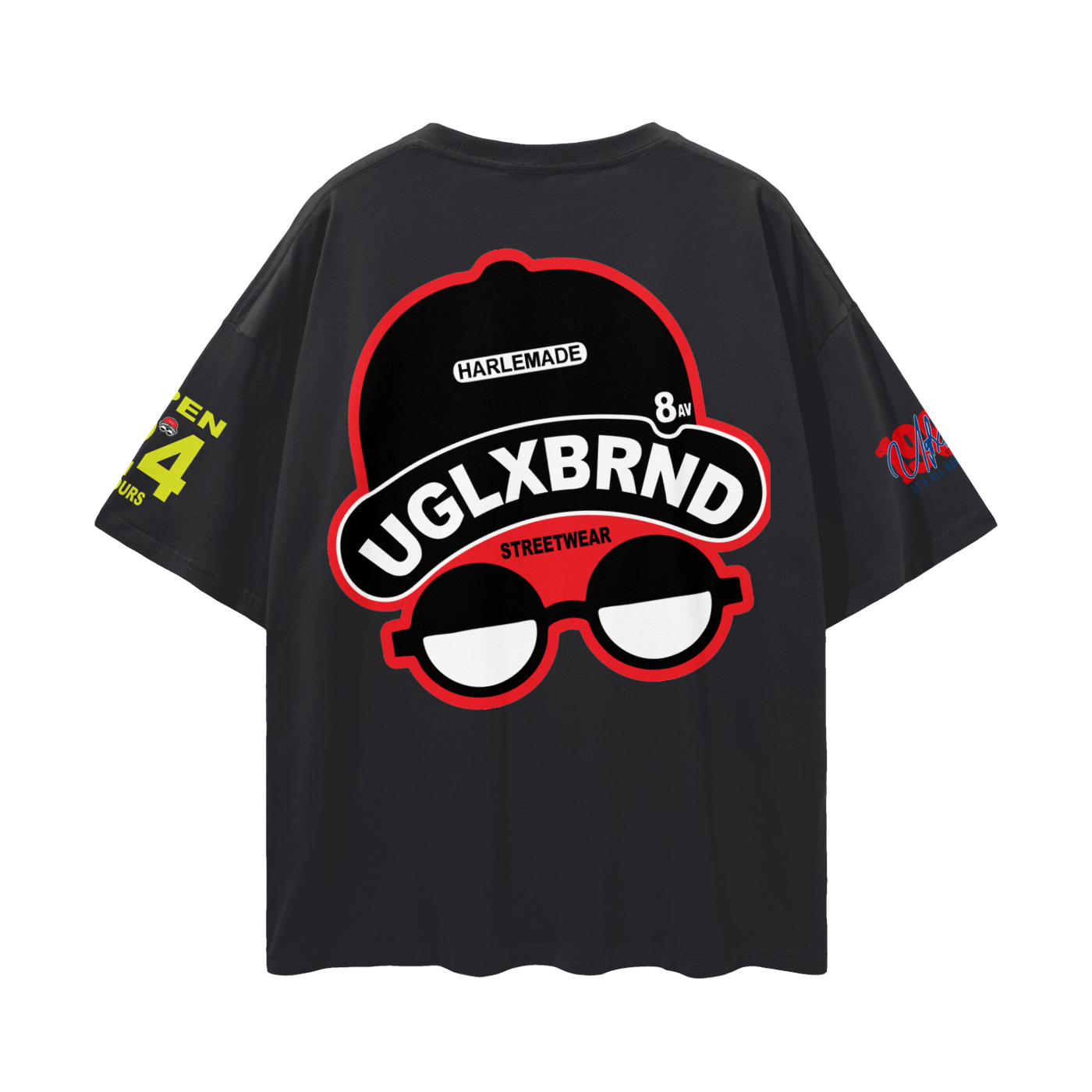 FLIP UGLXBRND Streetwear Loose Drop Shoulder T-Shirt