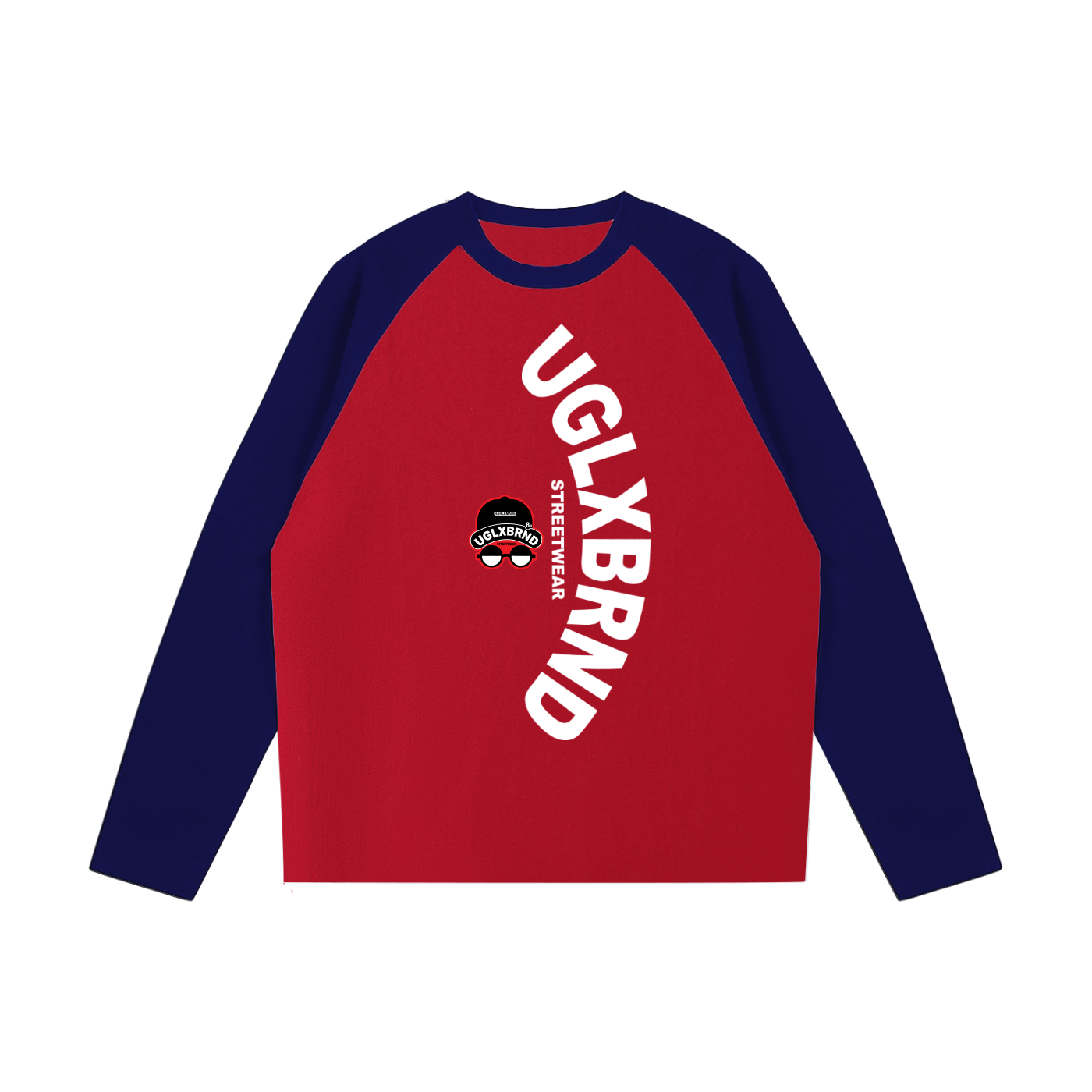 UGLXBRND Color-Blocked Raglan Long-Sleeve T-Shirt