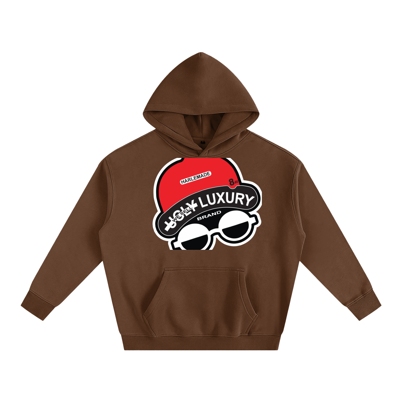 UGLY LUXURY BRAND Oversize Fleeced Hoodie