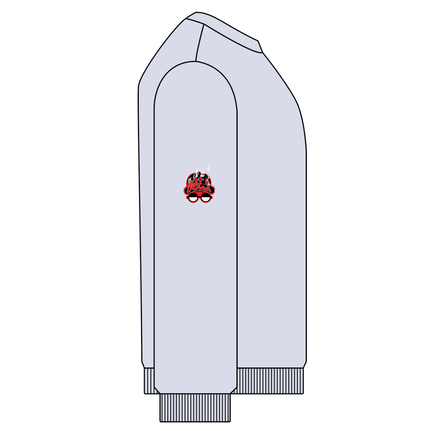 HAELEM WORLD UGLX Snow Washed Oversized Sweatshirt