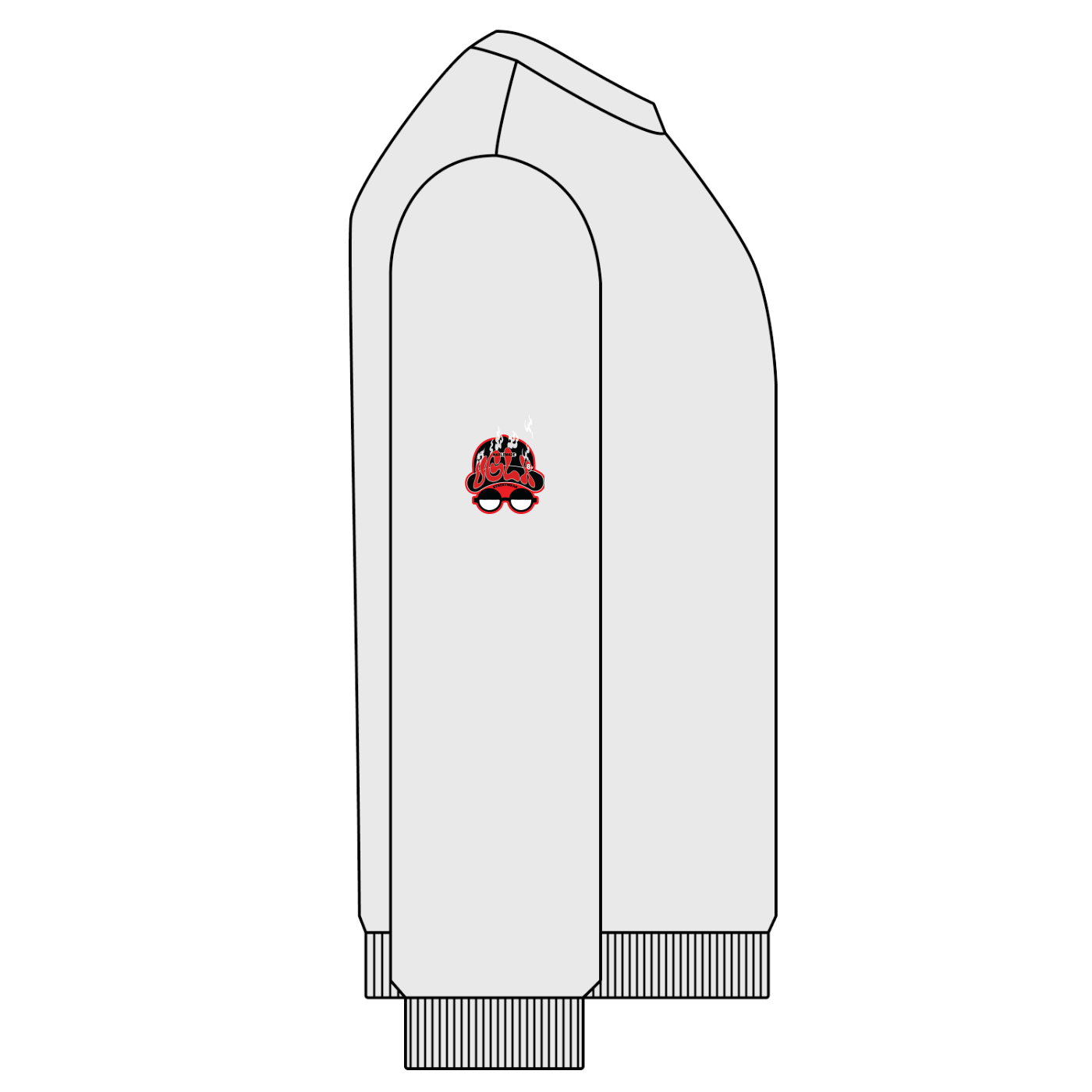 HAELEM WORLD UGLX Snow Washed Oversized Sweatshirt