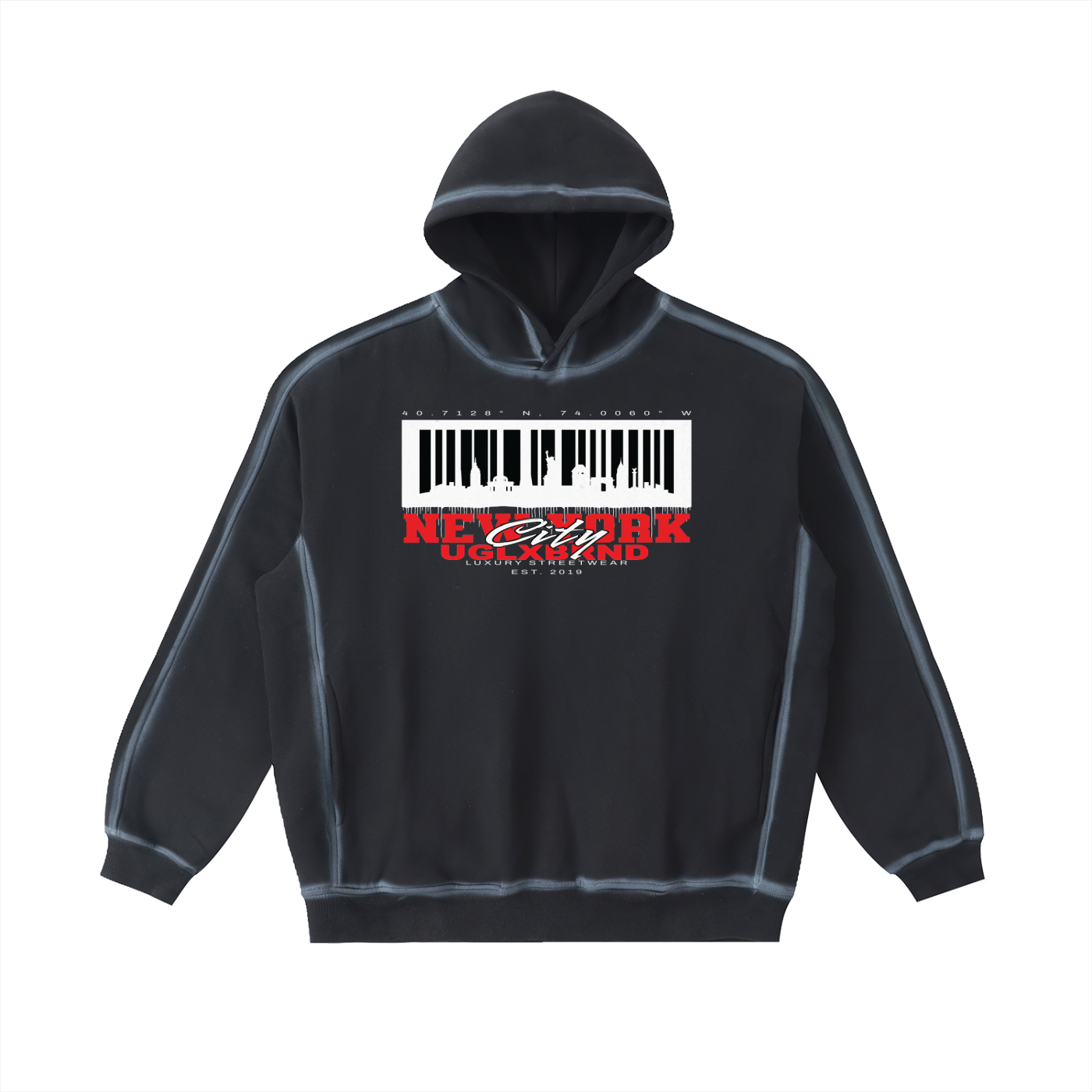 CITY ULB Sunfaded Edge Fleece Hoodie