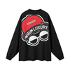 UGLY HARLEM B. Streetwear Unisex 305G FOG 100% Cotton Long Sleeve Tee