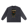 FUGLY HOMEBOY Snow Washed Oversize Long Sleeve T-shirt