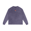 I WANT MY WHOLE Acid Wash Oversize Long Sleeve T-Shirt - 250 GSM