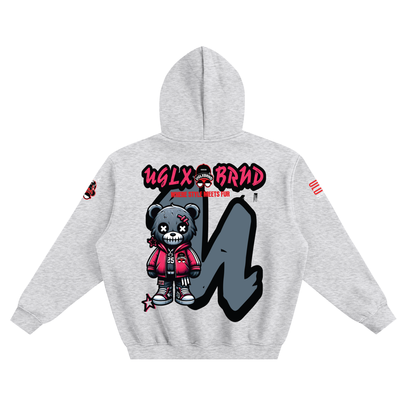 FUR TEDDY ULB Fleeced Boxy Hoodie