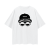 UGLY LUXURY BRAND IN BLK Oversize Deep Drop Shoulder Tee - 190 GSM