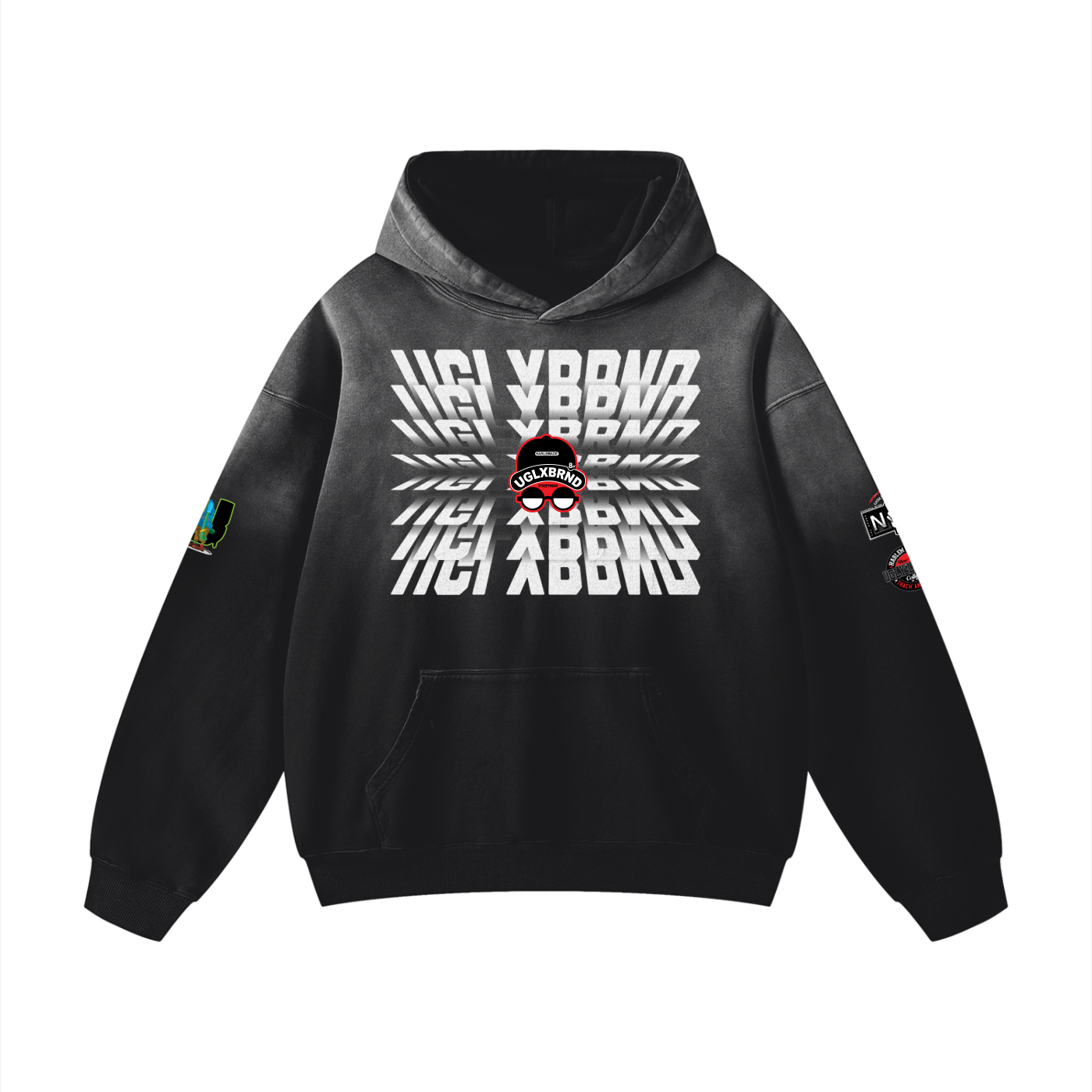 FLIP UGLXBRND Heavyweight Sunfade Oversized Hoodie