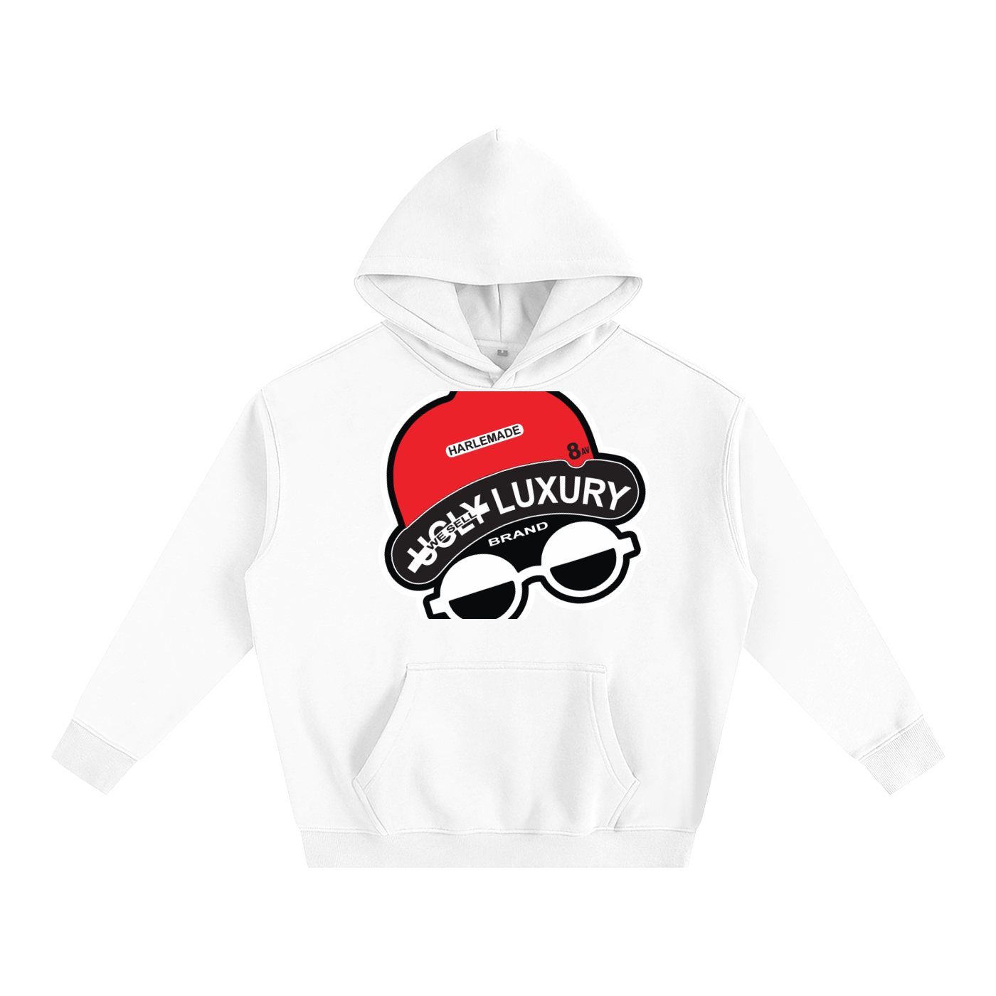 UGLY LUXURY BRAND Oversize Fleeced Hoodie