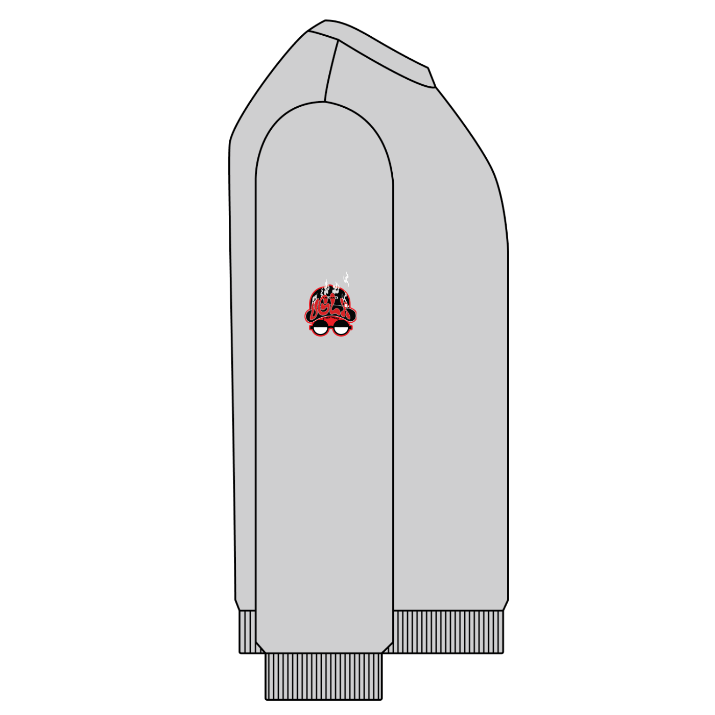 HAELEM WORLD UGLX Snow Washed Oversized Sweatshirt