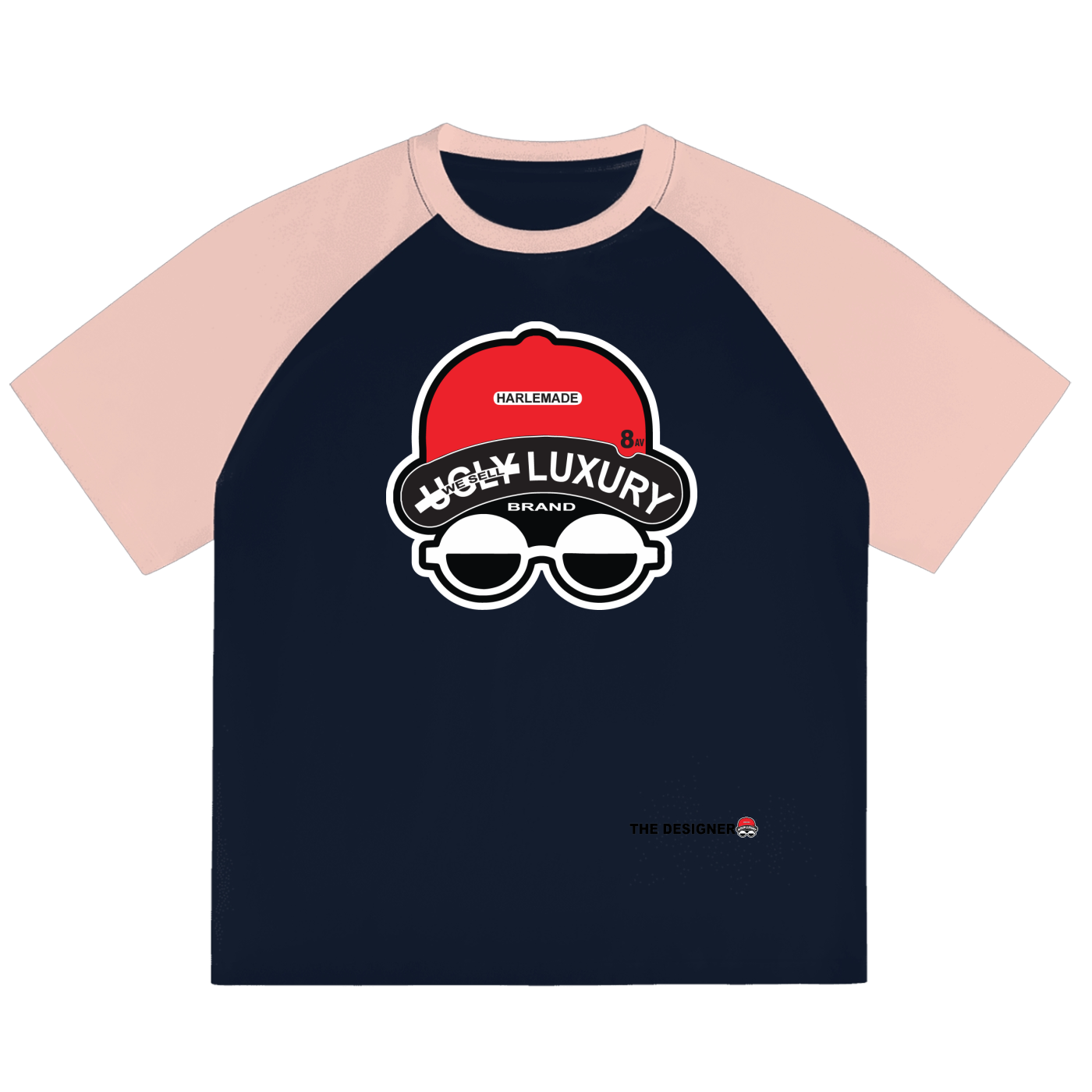 UGLY BASEBALL Color-Blocked Raglan Sleeve T-shirt