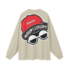 UGLY HARLEM B. Streetwear Unisex 305G FOG 100% Cotton Long Sleeve Tee