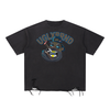 UGLXMAN Snow Washed Raw-Hem T-Shirt