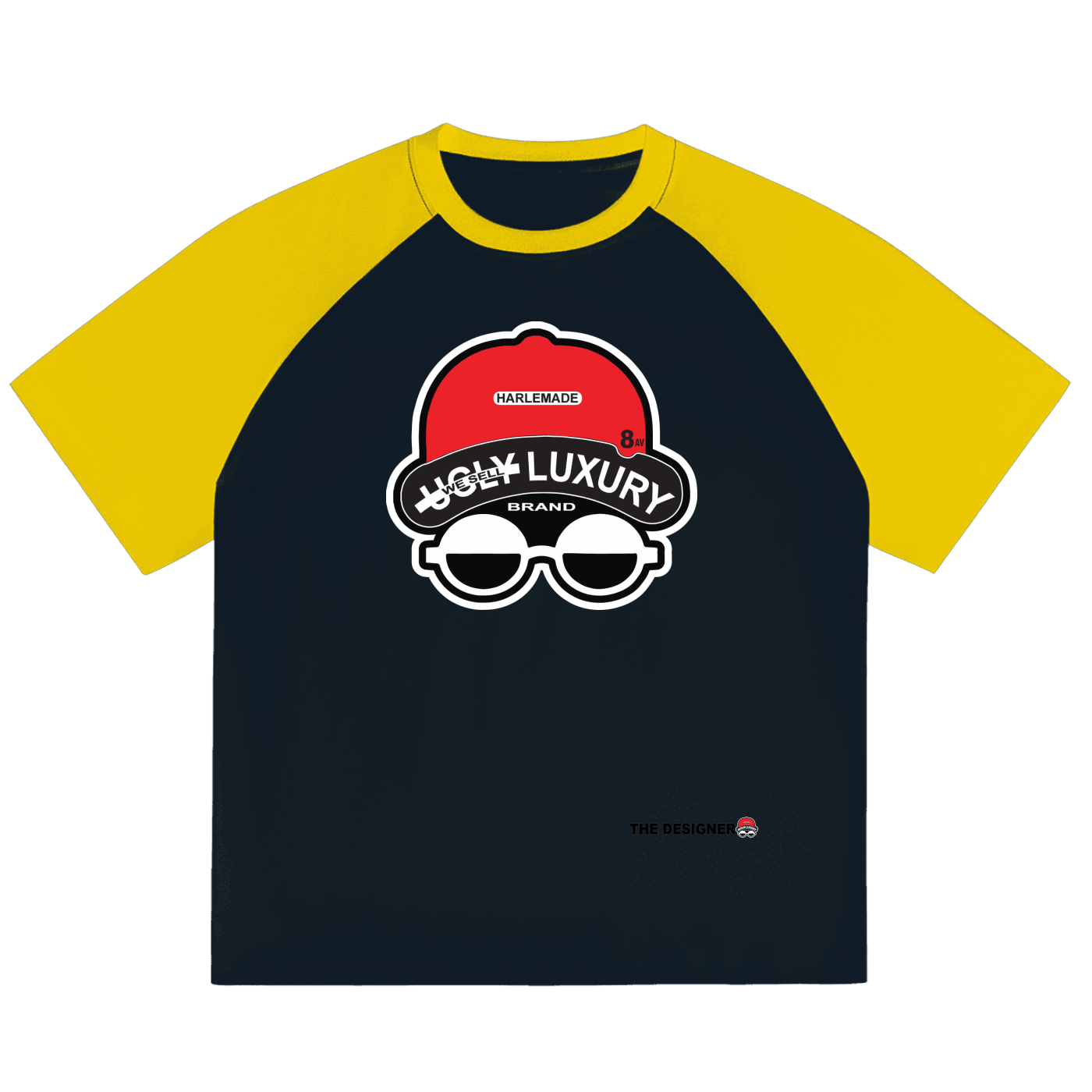 UGLY BASEBALL Color-Blocked Raglan Sleeve T-shirt