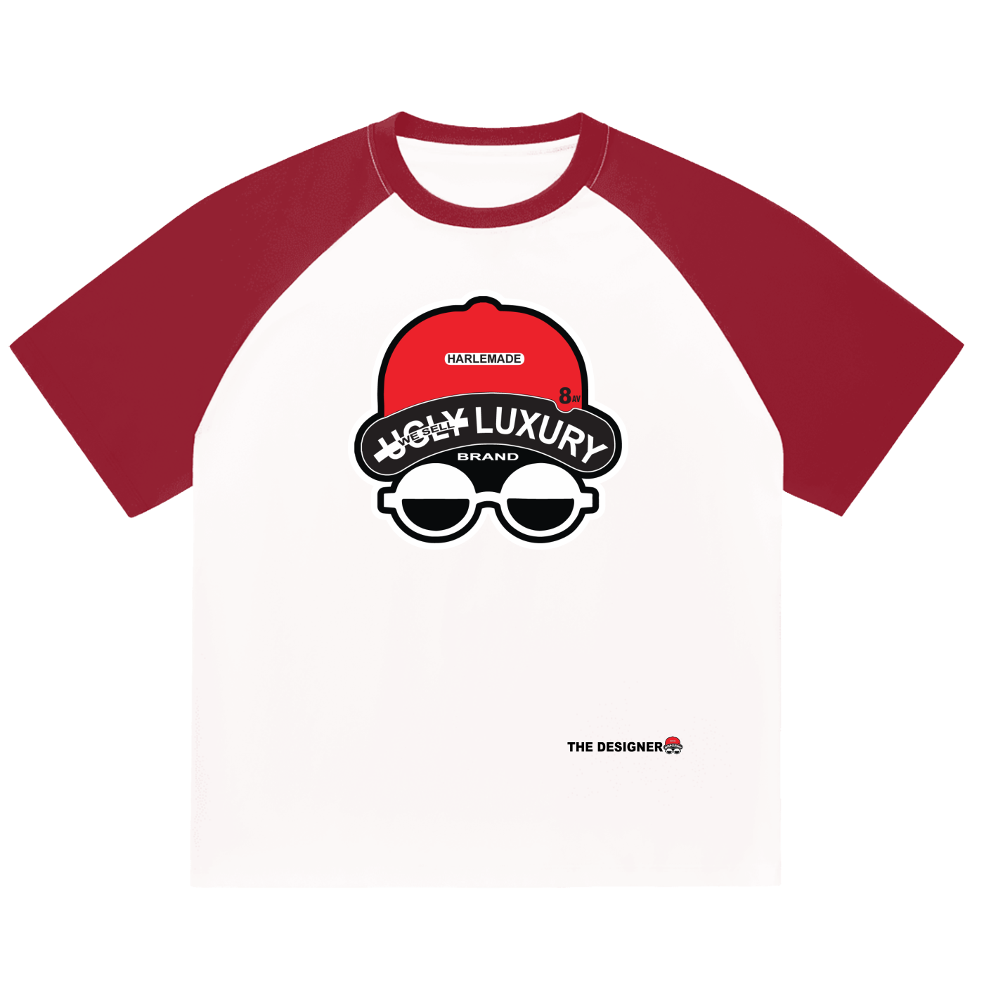 UGLY BASEBALL Color-Blocked Raglan Sleeve T-shirt