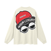 UGLY HARLEM B. Streetwear Unisex 305G FOG 100% Cotton Long Sleeve Tee