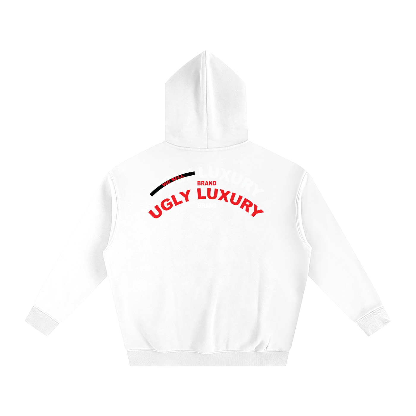 UGLY LUXURY BRAND Oversize Fleeced Hoodie
