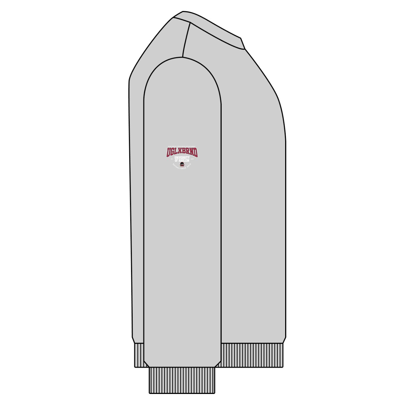 UGLXBRND EST.2019 Snow Washed Oversized Sweatshirt