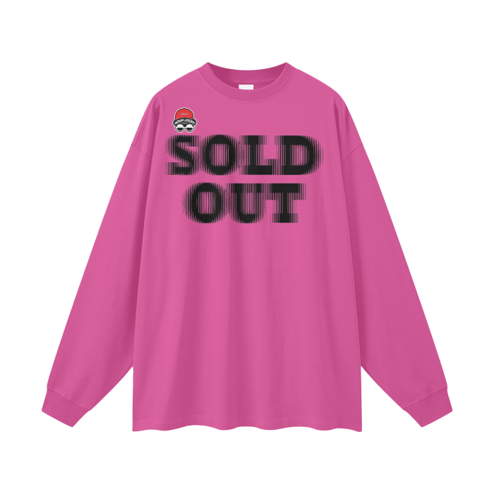 SOLD OUT Streetwear Unisex 305G FOG 100% Cotton Long Sleeve Tee