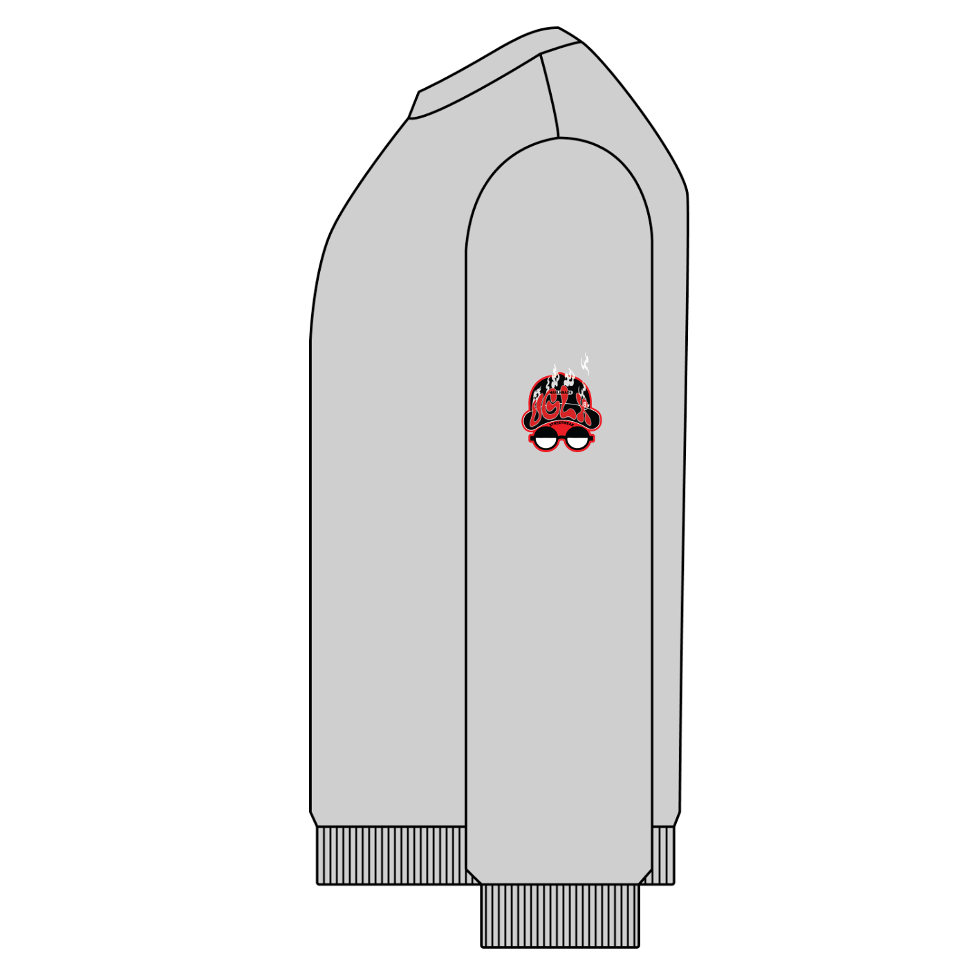 UGLXBRND EST.2019 Snow Washed Oversized Sweatshirt