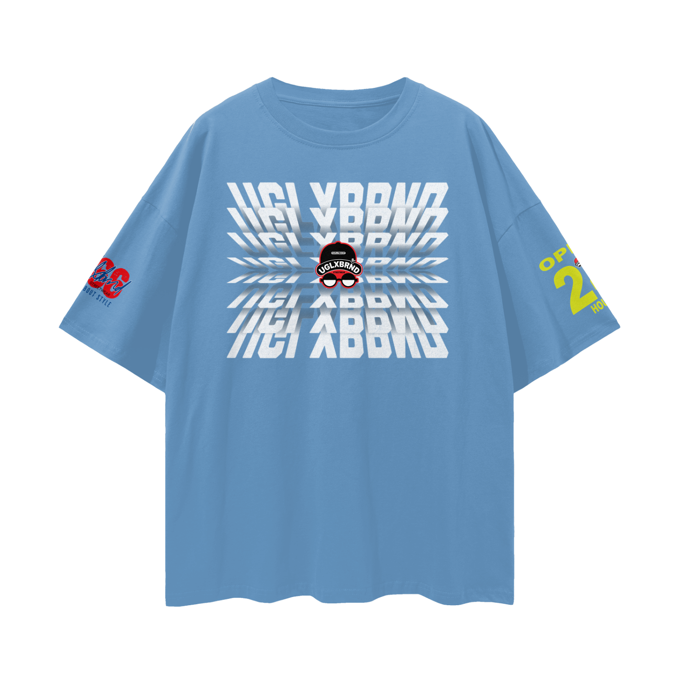 FLIP UGLXBRND Streetwear Loose Drop Shoulder T-Shirt