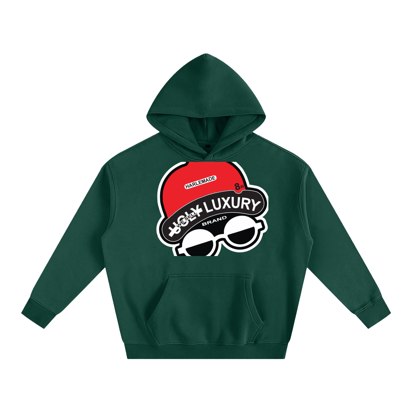 UGLY LUXURY BRAND Oversize Fleeced Hoodie