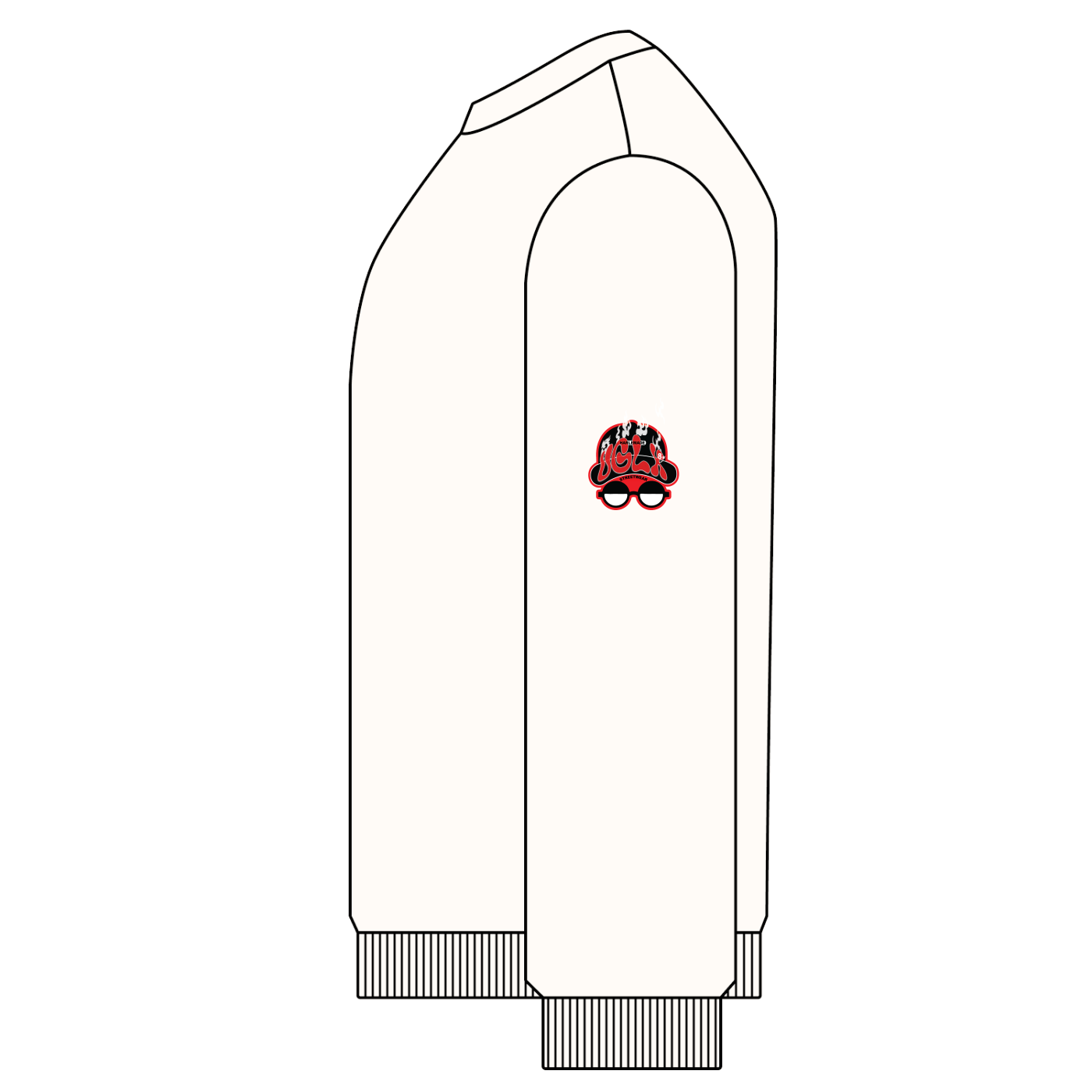 UGLXBRND EST.2019 Snow Washed Oversized Sweatshirt