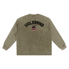 FUGLY HOMEBOY Snow Washed Oversize Long Sleeve T-shirt