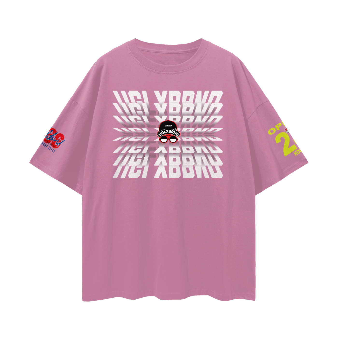 FLIP UGLXBRND Streetwear Loose Drop Shoulder T-Shirt