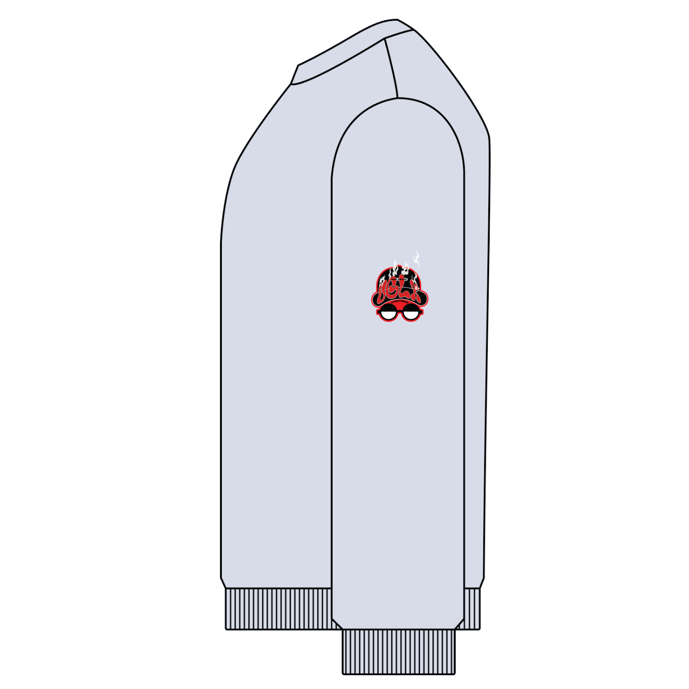 UGLXBRND EST.2019 Snow Washed Oversized Sweatshirt