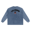 FUGLY HOMEBOY Snow Washed Oversize Long Sleeve T-shirt