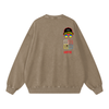 UGLX BRND Acid Wash Oversize Sweatshirt - 360 GSM