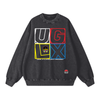 UGLX BRND Acid Wash Oversize Sweatshirt - 360 GSM