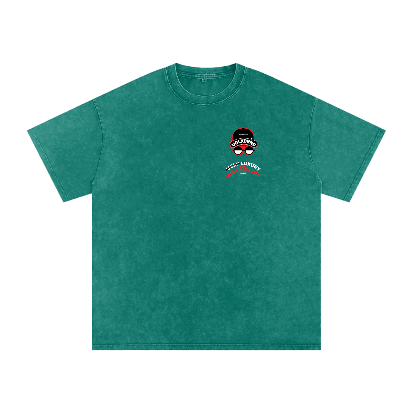 URBAN VIBE Snow Washed Oversized Cotton T-Shirt