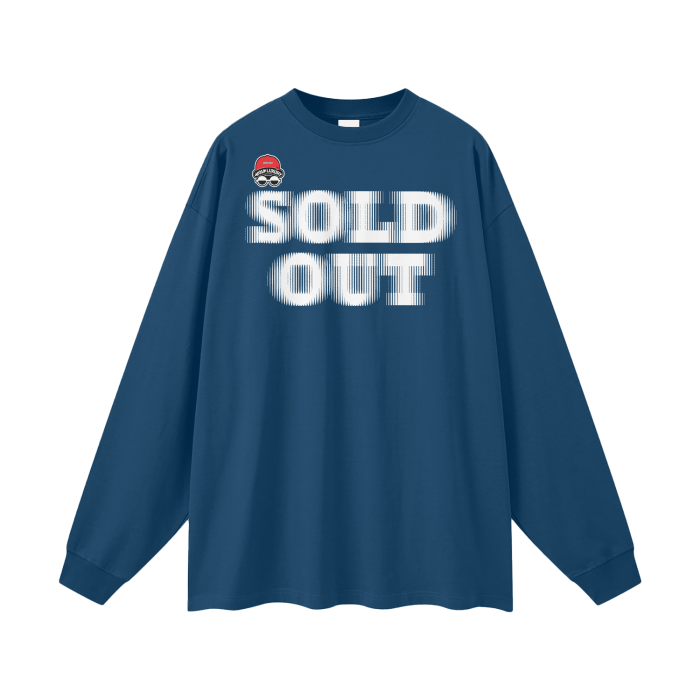 SOLD OUT Streetwear Unisex 305G FOG 100% Cotton Long Sleeve Tee