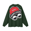 UGLY HARLEM B. Streetwear Unisex 305G FOG 100% Cotton Long Sleeve Tee