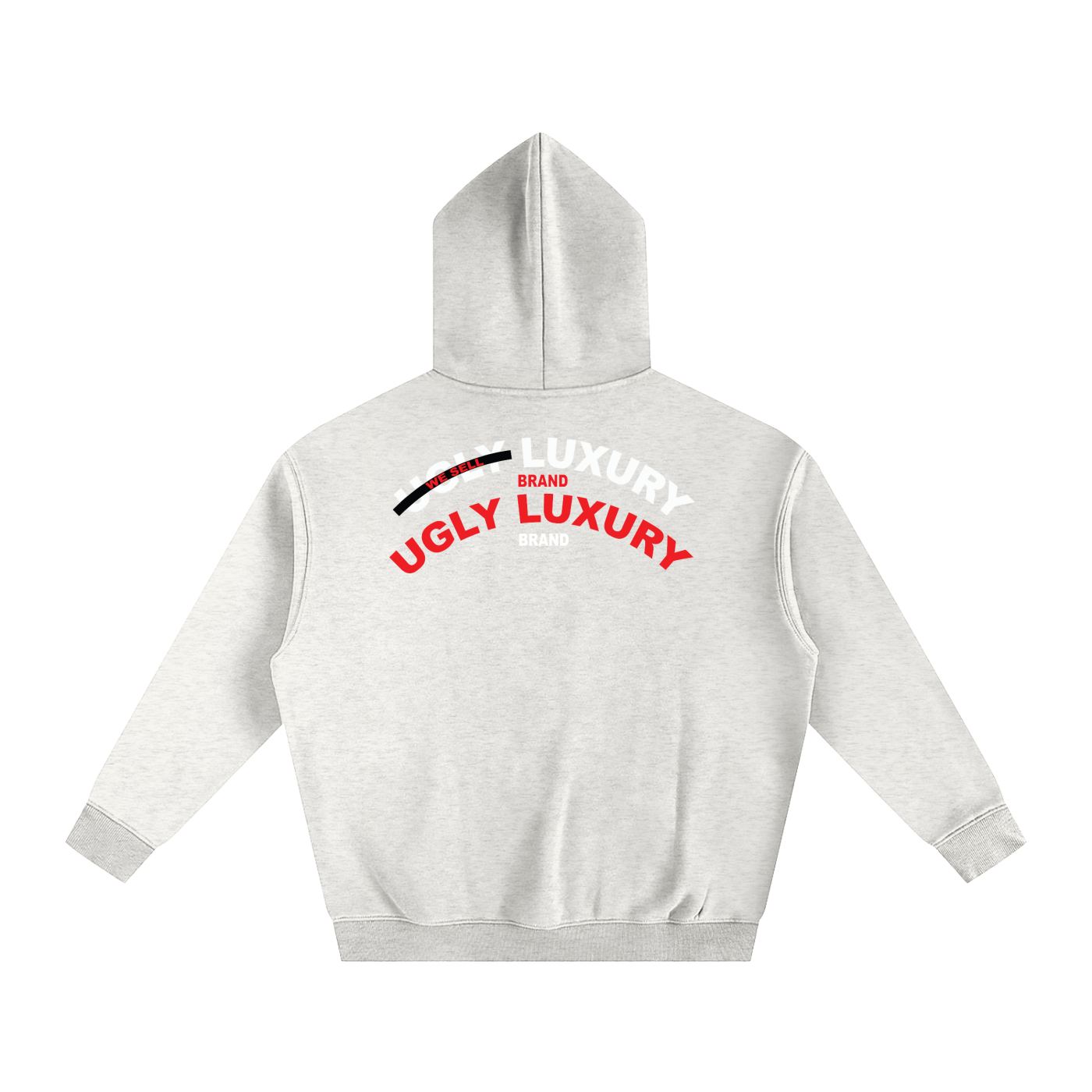 UGLY LUXURY BRAND Oversize Fleeced Hoodie